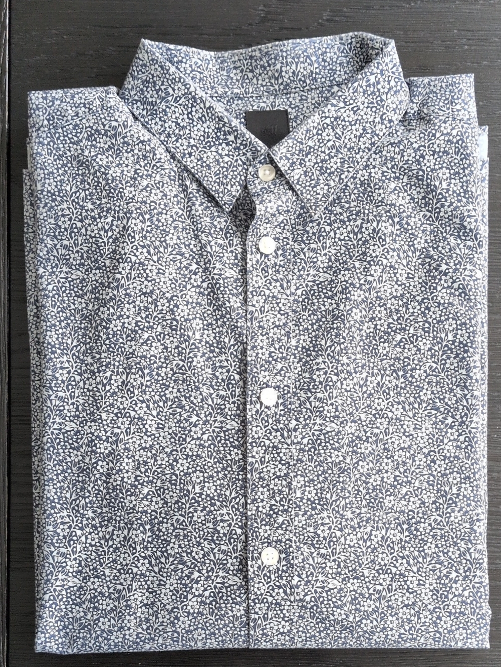 Men's Dress Shirt Slim Fit L